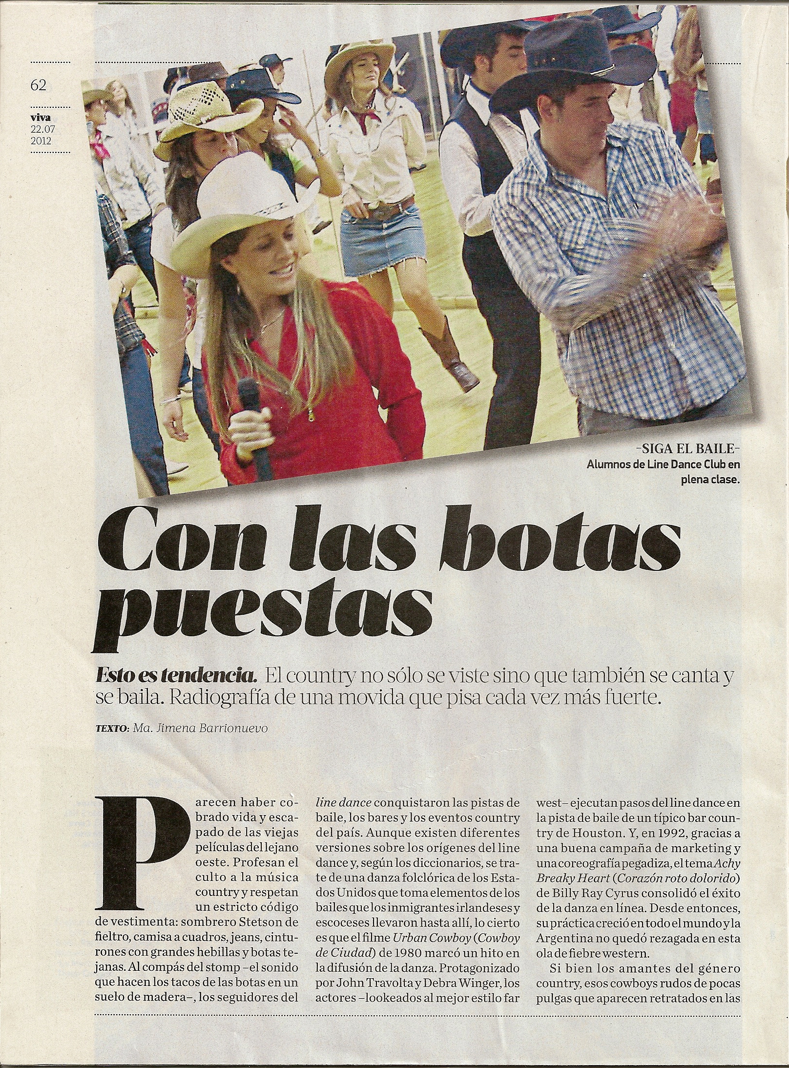 Nota a Angeles en Revista Viva